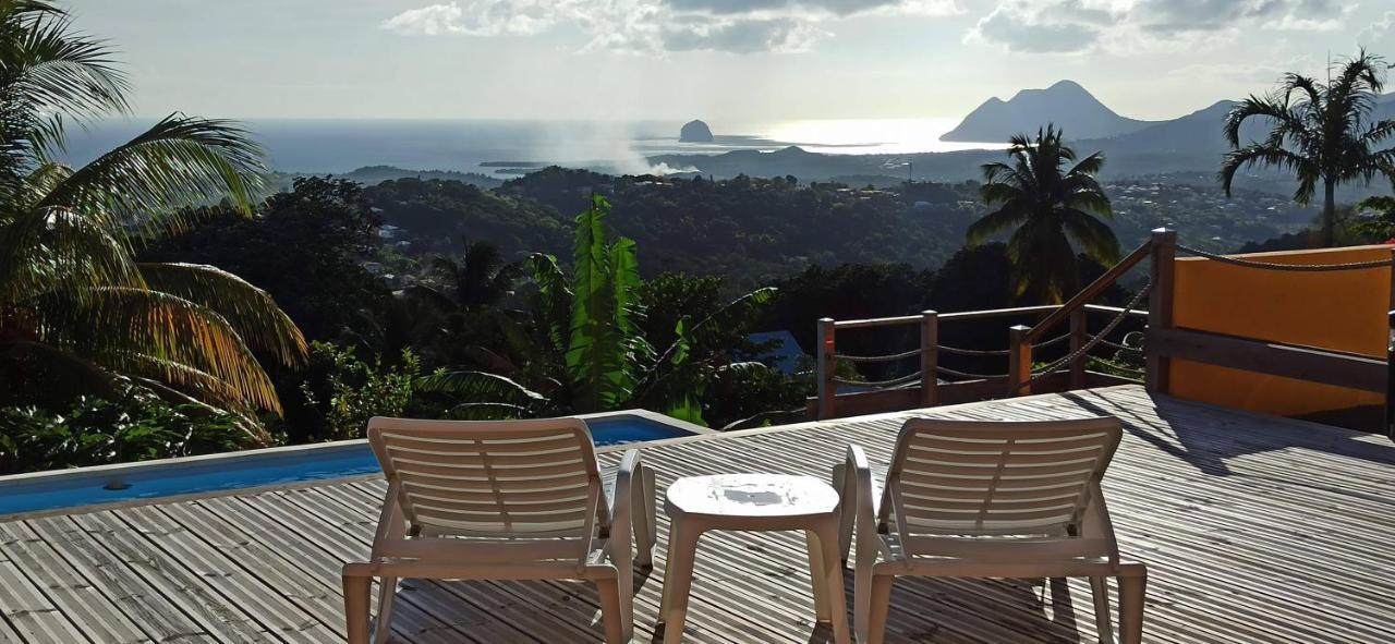 Villa Cosaroe 6-14 Pers Piscine Et Superbe Vue Mer Panoramique Riviere-Salee Экстерьер фото