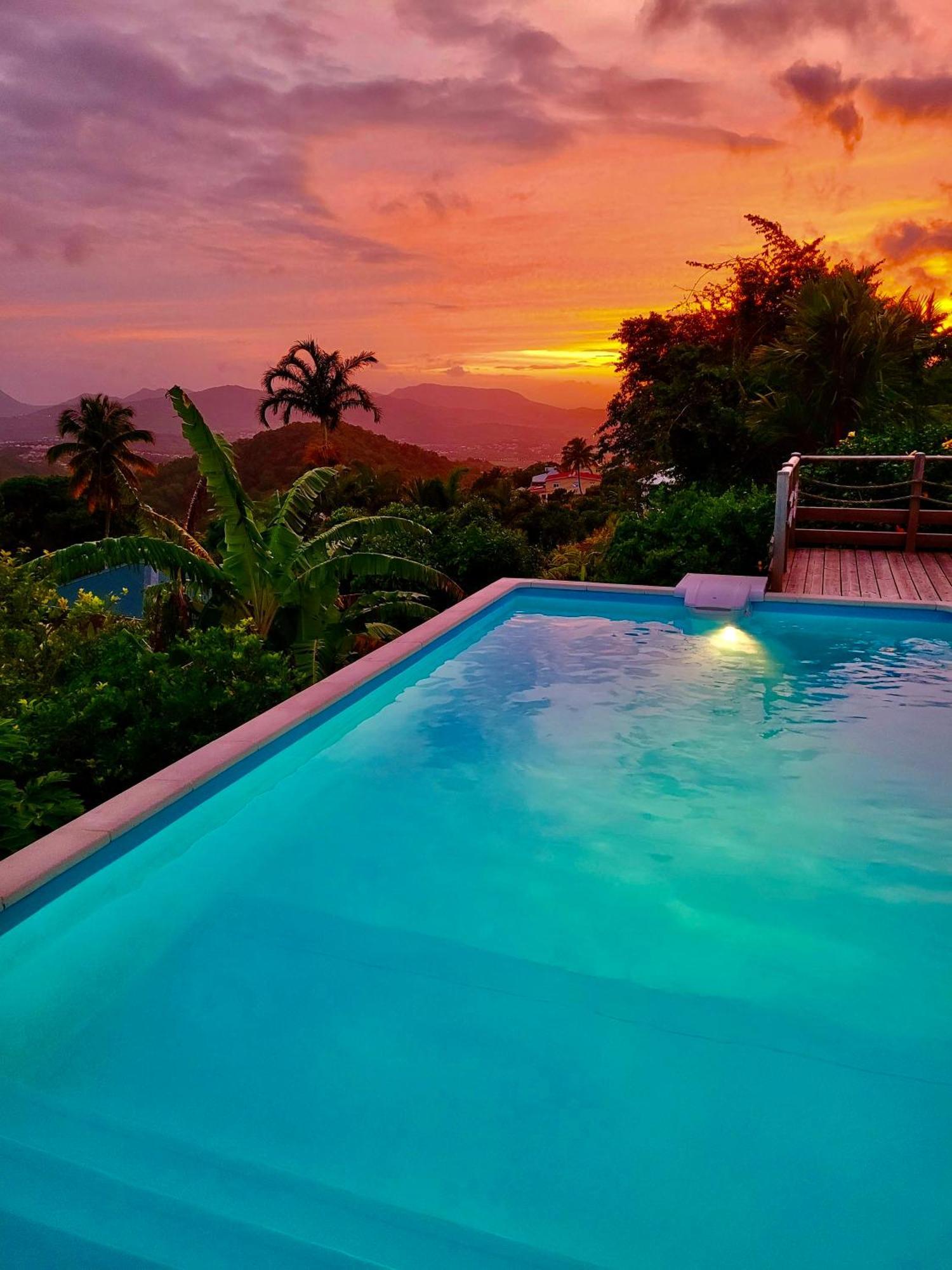 Villa Cosaroe 6-14 Pers Piscine Et Superbe Vue Mer Panoramique Riviere-Salee Экстерьер фото