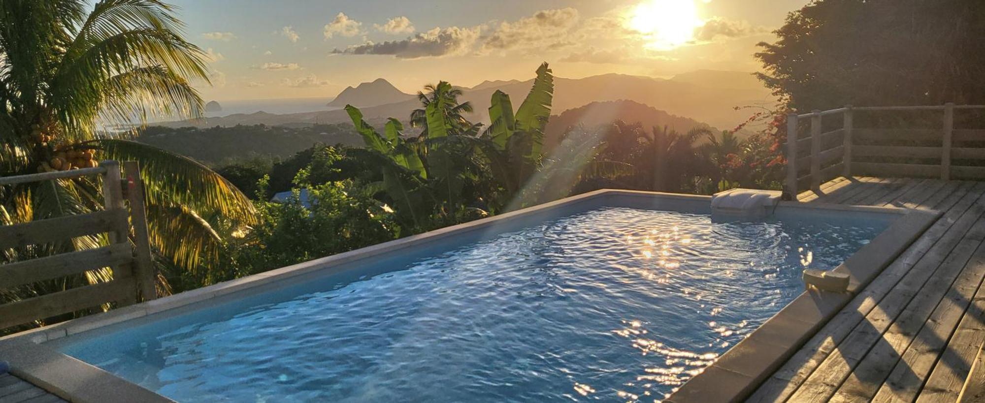 Villa Cosaroe 6-14 Pers Piscine Et Superbe Vue Mer Panoramique Riviere-Salee Экстерьер фото