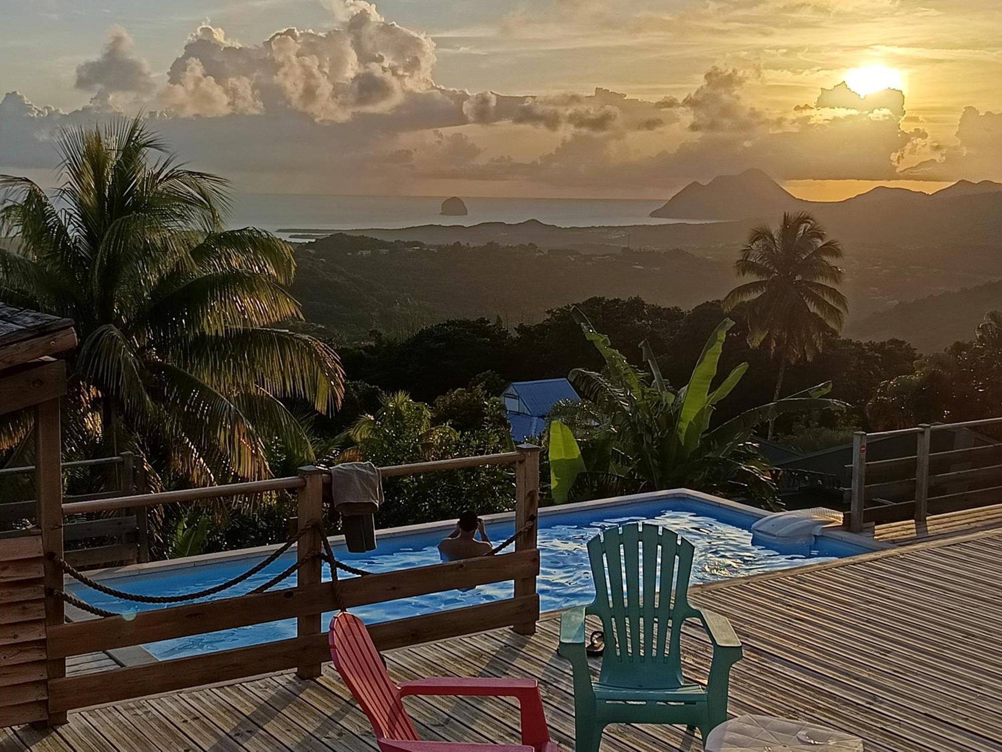 Villa Cosaroe 6-14 Pers Piscine Et Superbe Vue Mer Panoramique Riviere-Salee Экстерьер фото